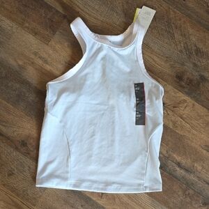 All in Motion White Crop Top
